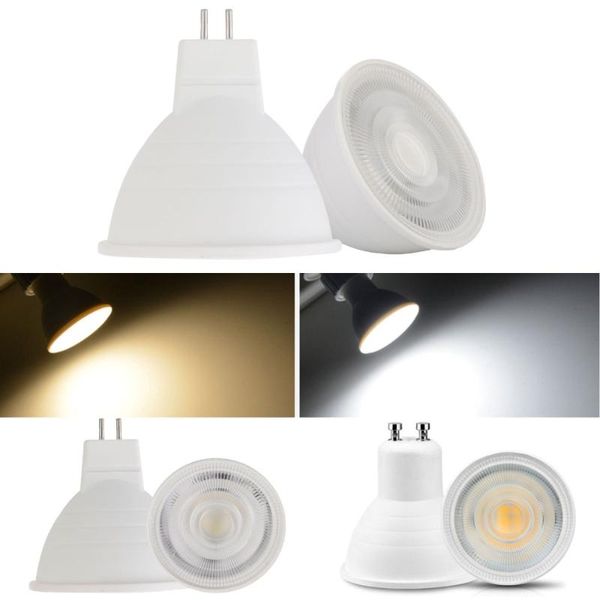 

bulbs dimmable 7w high power mr16 led bulb ac 110v 220v 2835 smd gu10 gu5.3 light with protection cap spotlight lamp
