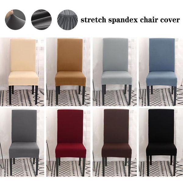

chair covers solid colours cover big elastic seat slipcovers stretch banquet el party decoration