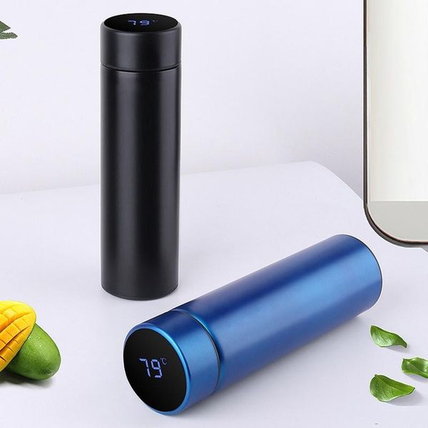 

2021 new stainless steel tumbler with led temperature display vacuum insulated cup mug