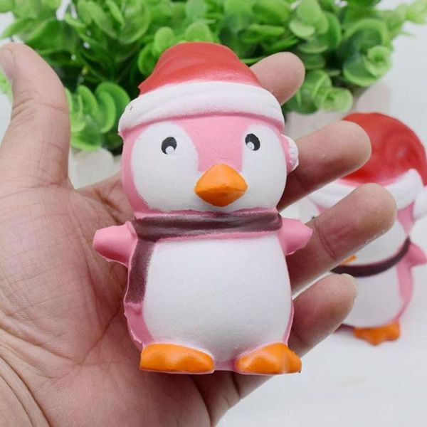 

bookmark kids children soft jumbo squishy simulation christmas penguin scented slow rising over 6 years old toys