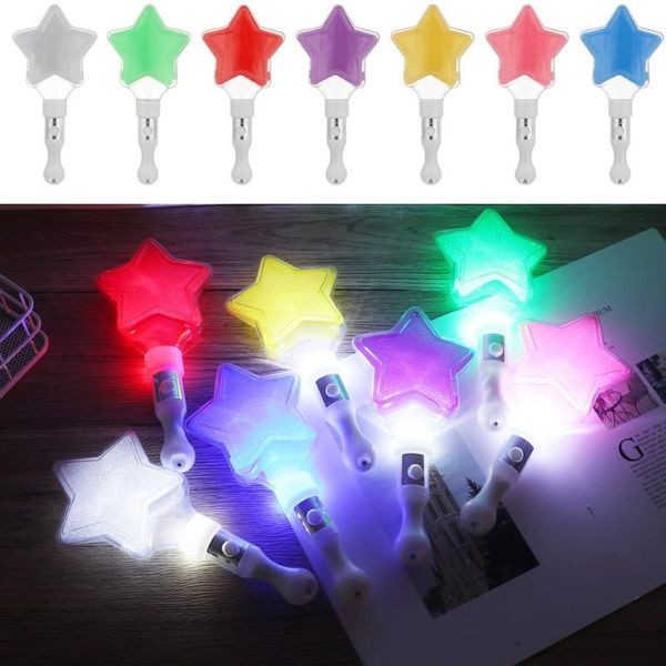 

party decoration colorful fans support stick star glow concert performance prop hand lamp luminous toy fluorescent supplies
