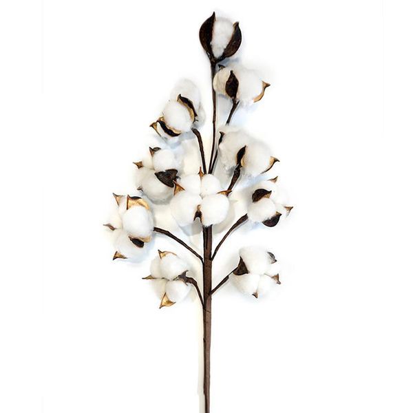 

5pcs artificial flower kapok cotton head for wedding christmas home decoration diy craft wreath scrapbook natural dried jllpmg