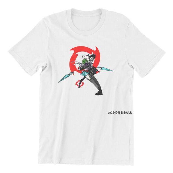 

men's t-shirts summer shuriken games wholesale clothes funny tees, White;black