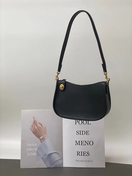

new baguette bag retro leather one-shoulder underarm bag