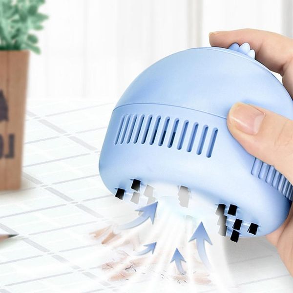 

vacuum cleaners portable practical electric deskcleaner home, office micro-usb by button ran dust collector for no