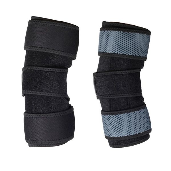 

elbow & knee pads adjustable support gym sports arm sleeve arthritis brace, Black;gray