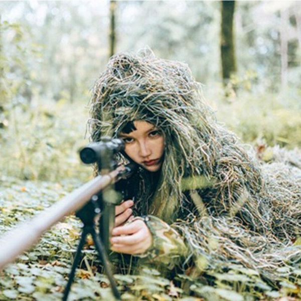 

hunting sets ghillie suits camouflage leafy hood leaf outdoor clothes maple bionic yowie sniper birdwatch pattern accessories, Camo