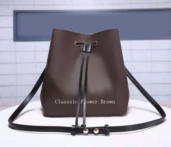

2021 women handbag luxury designer handbags classic bag flower brown original serial number wallet large shopping bags shoulder drawstring 0