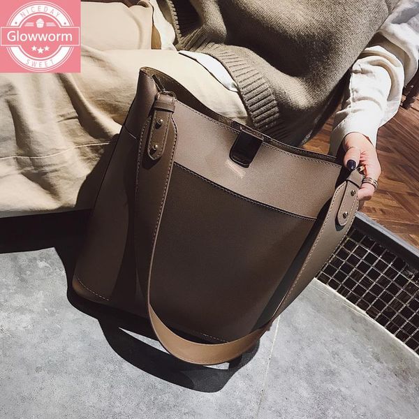 

fashion wide strap women shoulder bags designer handbags luxury leather crossbody bag large capacity totes big composite purses