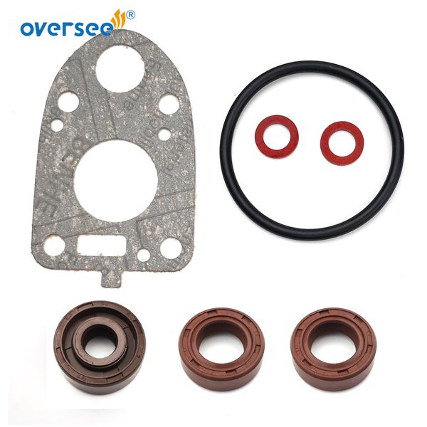 

6l5-w0001 lower unit gearbox gasket seal kit for yamaha parts 20hp 25 hp outboard engine 6l5-w0001-20 6l5-w0001-21