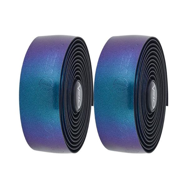 

bike handlebars &components 1 pair velo bicycle handlebar wrap tape discolor pu leather anti-slip shockproof slicone wraps belt parts