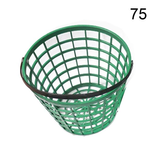 

golf training aids portable ball basket green durable nylon golfball container with handle