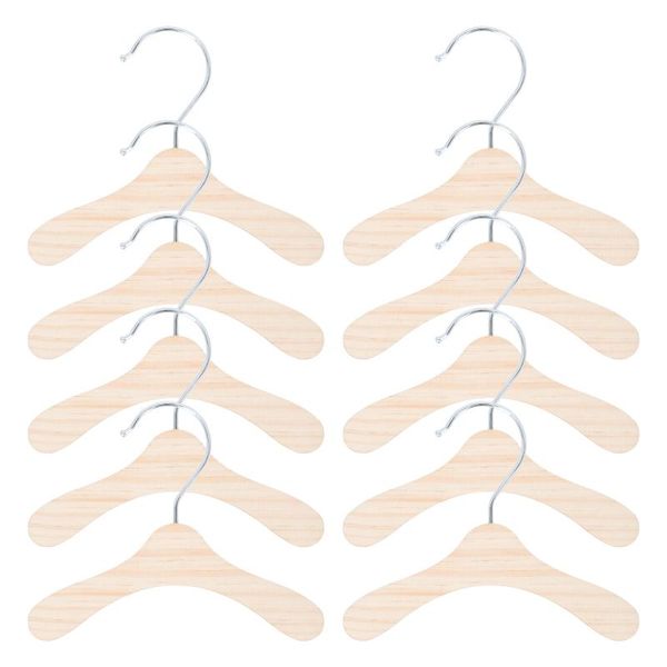 

hangers & racks 10pcs dog clothes wood craft pet clothing shelves #h5