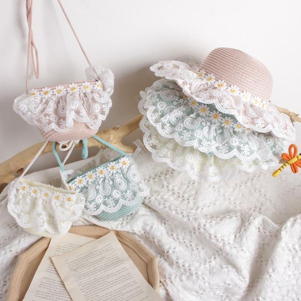 

princess summer beach hat female panama lady brand women flat brim bowknot lace wave straw cap girls sun caps & hats1, Yellow