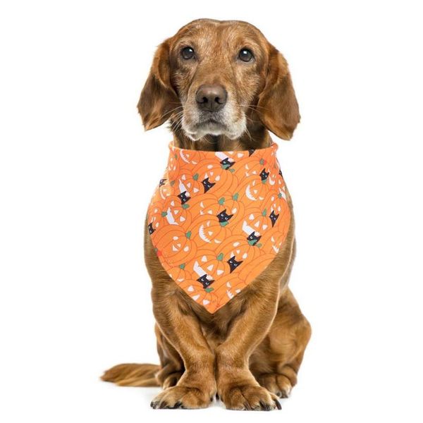 

dog apparel pet halloween saliva towel collar kerchief fashionable cat triangle scarf neckerchief jewelry accessories
