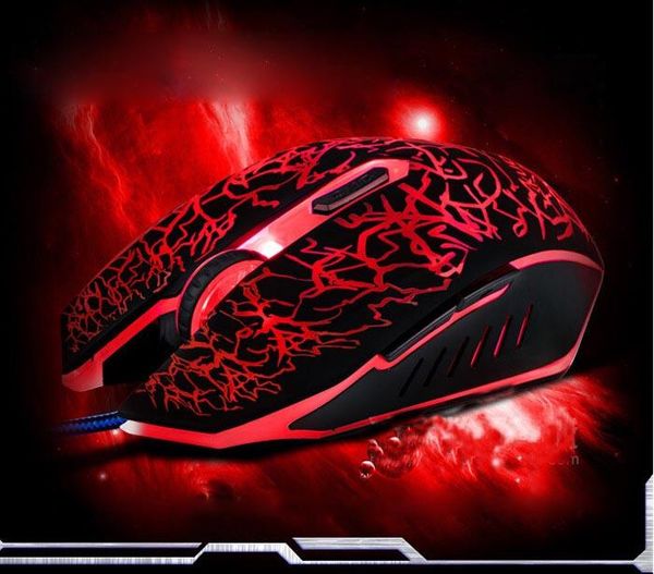 

mice colorful backlight 4000dpi optical wired gaming mouse miceergonomic light pc for lap#g