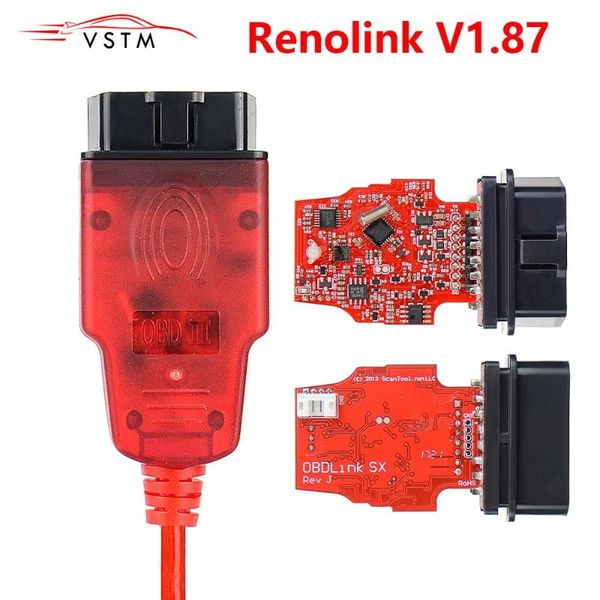 

code readers & scan tools renolink v1.87 obd2 diagnostic interface for re-nault/d-acia vehicles ecu programmer airbag/key coding multi-funct