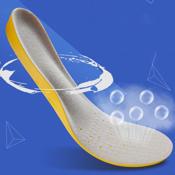 

carpets height increase breathable insoles for men/women 2.5 cm upward invisible arch support orthopedic insole absorption yellow