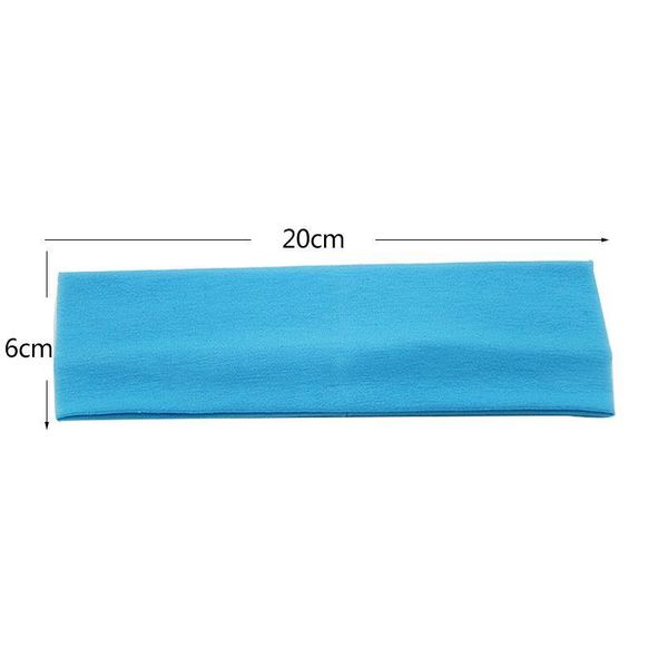 

2pcs new sports stretch hairband cute pure color wide yoga women elastic turban hair band hair acc jllthp