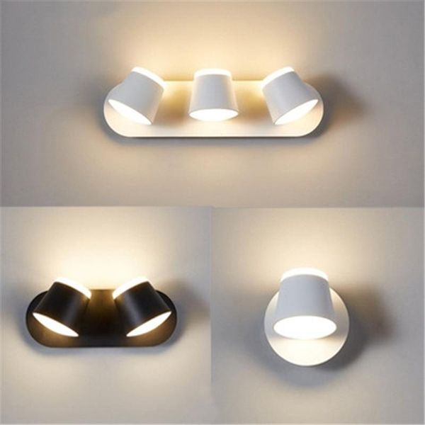 

wall lamp indoor led light 360 degrees adjustable aisle sconce living room el bedroom lights 8w 16w 24w