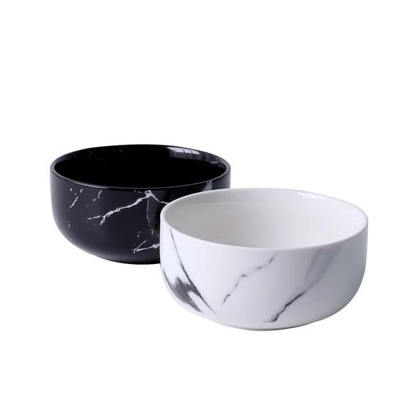 

bowls marble grain ceramic 14 ounce rice porcelain noodle cereal soup dinnerware home decoration tableware wholesale