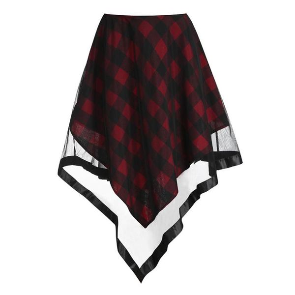 

skirts vintage women stretch lace up floral high waist plain skater flared pleated long skirt personalizado 4fn, Black