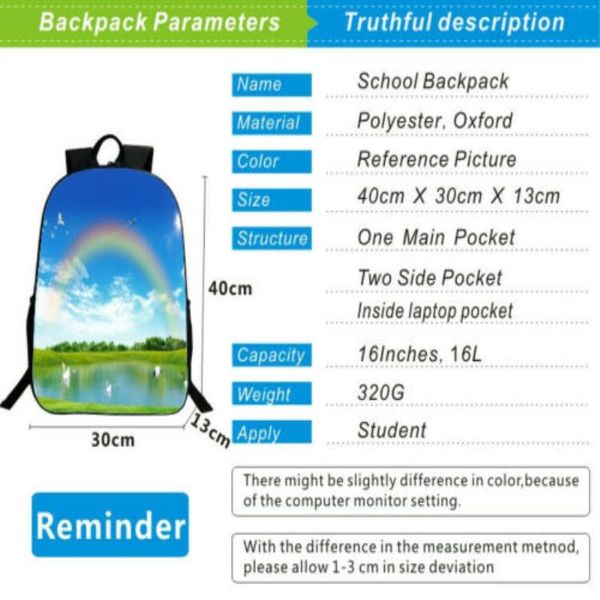 

marshmello girls backpack bookbag dj bags helmet boy satchel 3pcs pen kids pencil schoolbag case set student pr backpack bag pack lunch rlnh, Red;black