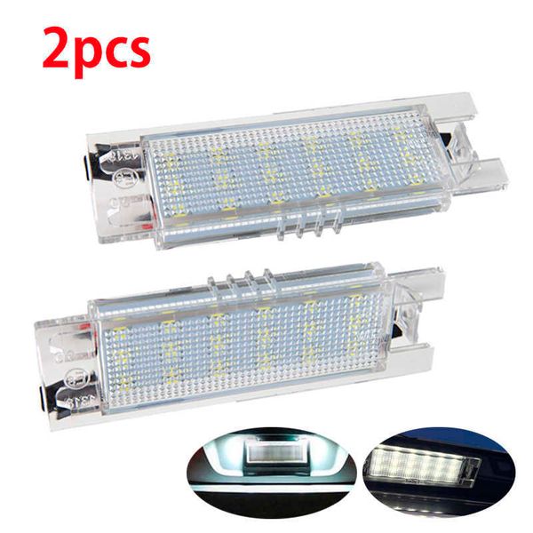 

2 pcs for vauxhall opel astra h j corsa c d insignia tigra b twinvectra c zafira b opc led number license plate light lamps car