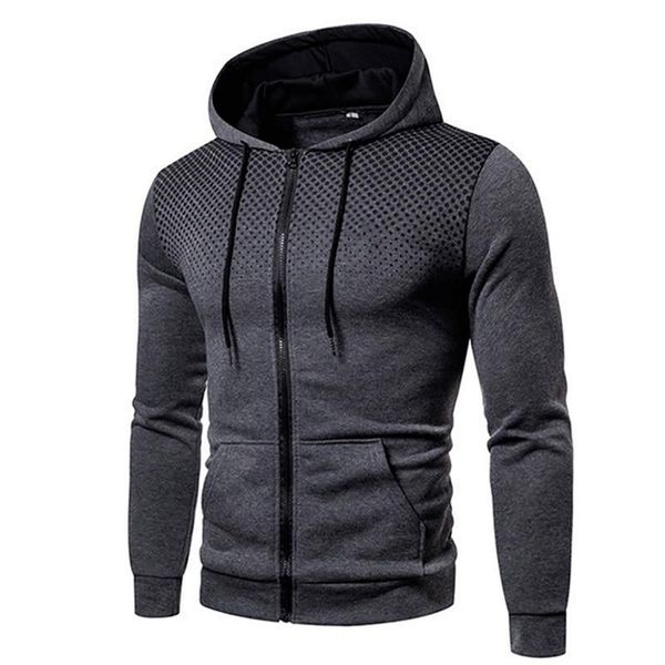 

men's hoodies & sweatshirts tracksuit hoodie jacket coat men sportswear running jogging fitness clothes hip hop harajuku fashion street, Black