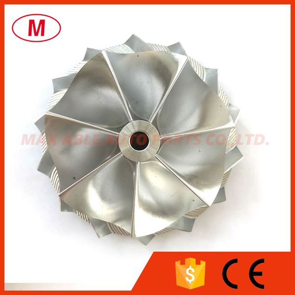 

t04r 451470-0001 66.30/84.00mm 7+7 blades turbocharger turbo billet compressor wheel/aluminum 2618/milling wheel for racing cartridge/chra/c