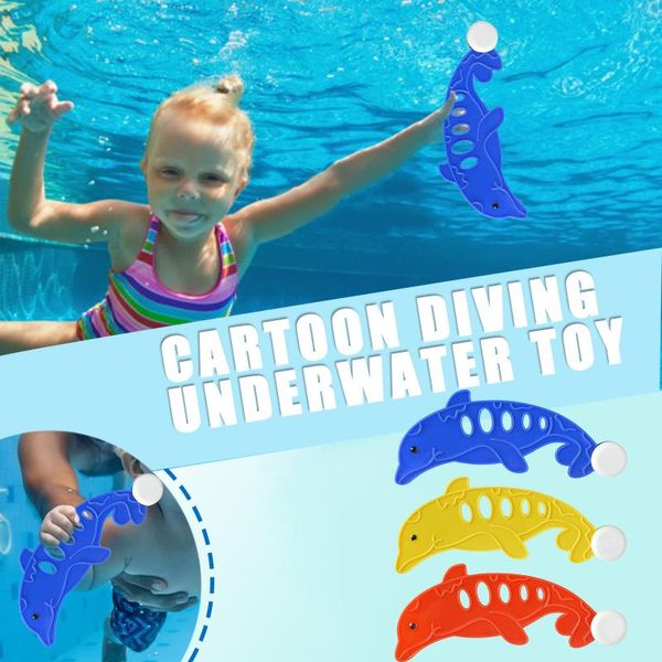 

pool & accessories 3pcs kids summer swimming teaching toy torpedo rocket throwing outdoor funny children underwater dive