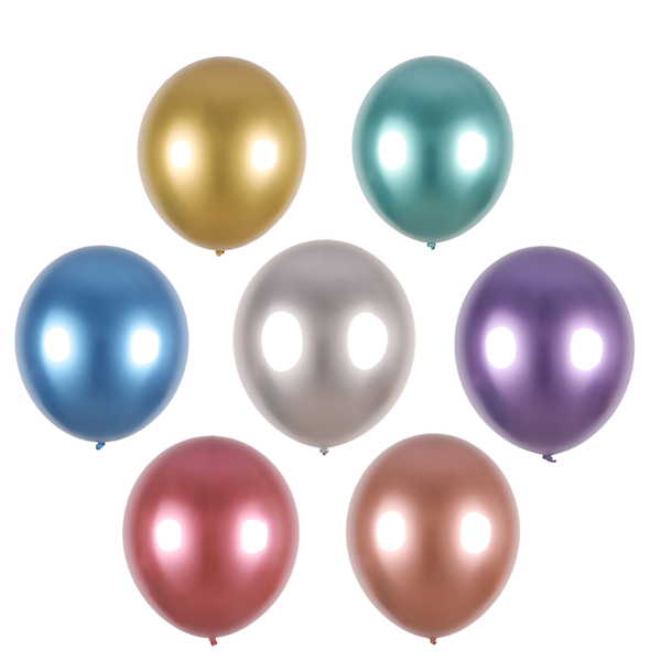 

party decoration 18 inch glossy metal latex rose gold silver blue balloon birthday wedding holiday year diy background
