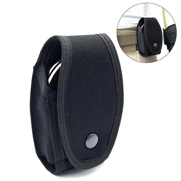 

stuff sacks outdoor hunting bag tool key phone holder cuff simulation handcuffs chain ring handcuff case pouch