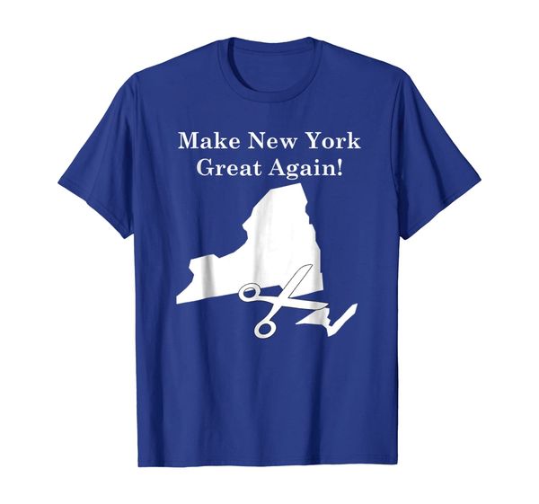

make new york great again t-shirt for supporting 2 states, White;black