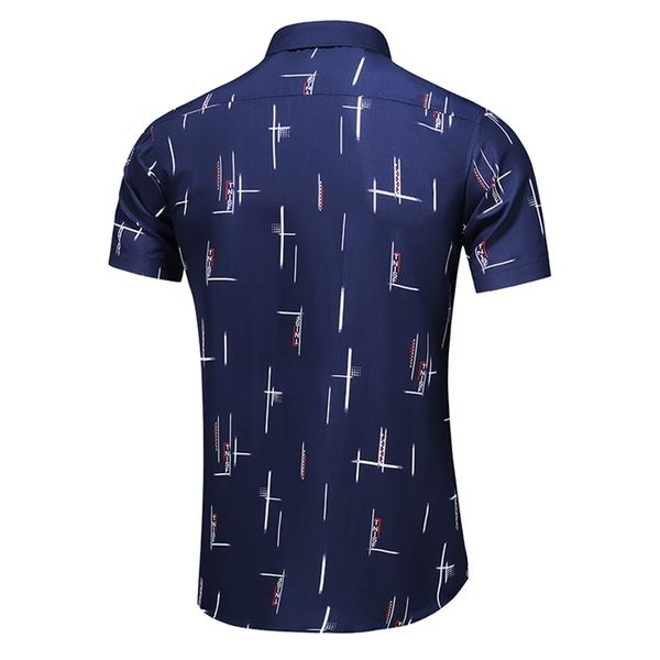 

fashion 9 style design short sleeve casual shirt mens print beach blouse 2021 summer clothing plus asian size -xxxl 4xl 5xl, White;black