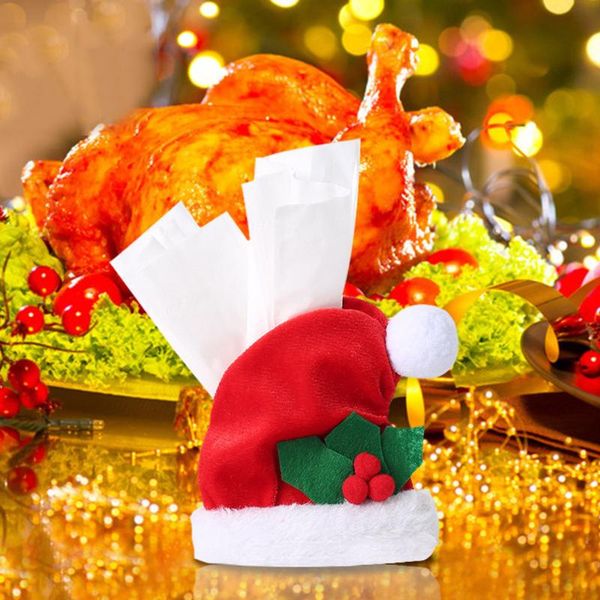 

tissue boxes & napkins 2021 makeup organizer creative christmas hat napkin bag box for restaurant el home decoration accessories