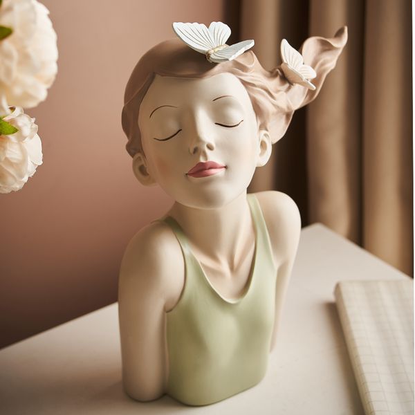 

fairy tale girl sculpture fantasy statue home decoration accessories living room bedroom study decoration birthday holiday gift