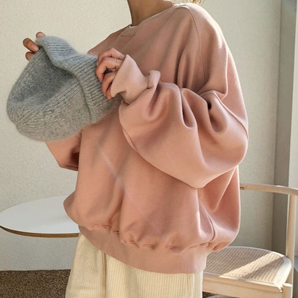 

2021 new simple thin round collar and long sleeves popular in autumn wwxe, Black