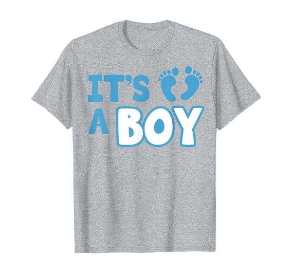 

its a boy design gender reveal party baby shower gift t-shirt, White;black