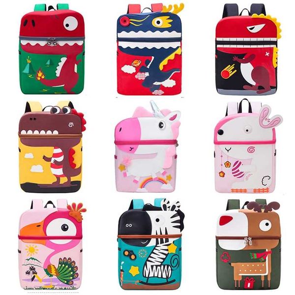 GREATOP Little Dragon School Bags for Boys Cute 3D Dinosaur Zaini Bambini Zainetto Ragazze Bambino Regalo Mochila Escolar 211021