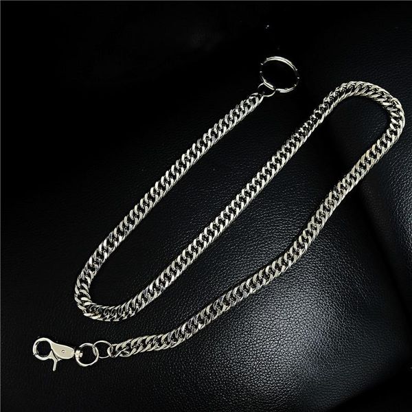 

keychains fashion men jewelry jean wallet chain 3 layer waist punk hook silver trousers pant belt keychain dr214