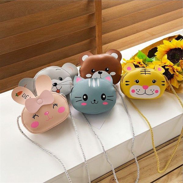 

korean bag coin small pu shoulder animal cute new casual messenger girl children cartoon purse dpjlw