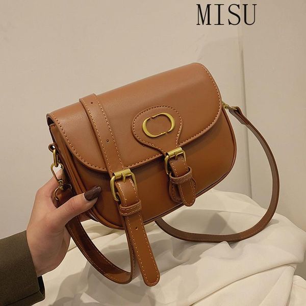 

new fashion solid color shoulder messenger bag