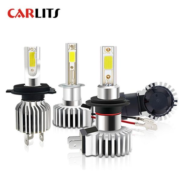 

car headlights carlits h4 h1 led headlight h7 h3 h11 9005 9003 9004 h8 h9 auto lamps 12v 6000k cold white fog light automobiles bulb dj