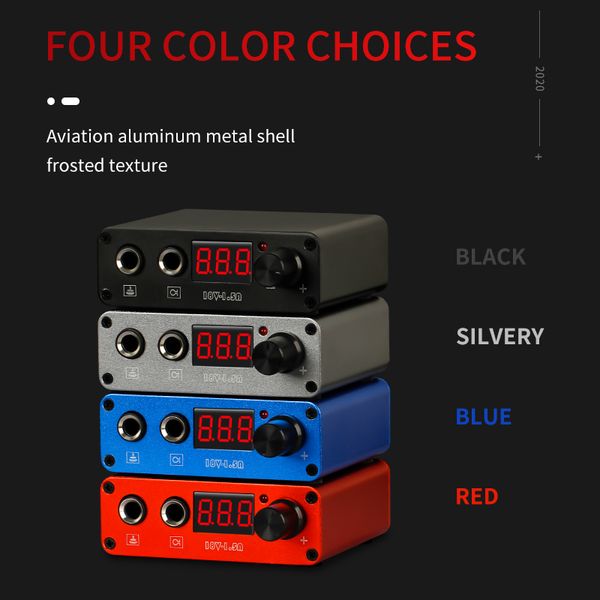 

square mini tattoo power supply professional digital lcd display dual tattoo power for rotary tattoo machine gun tool accessoryscouts
