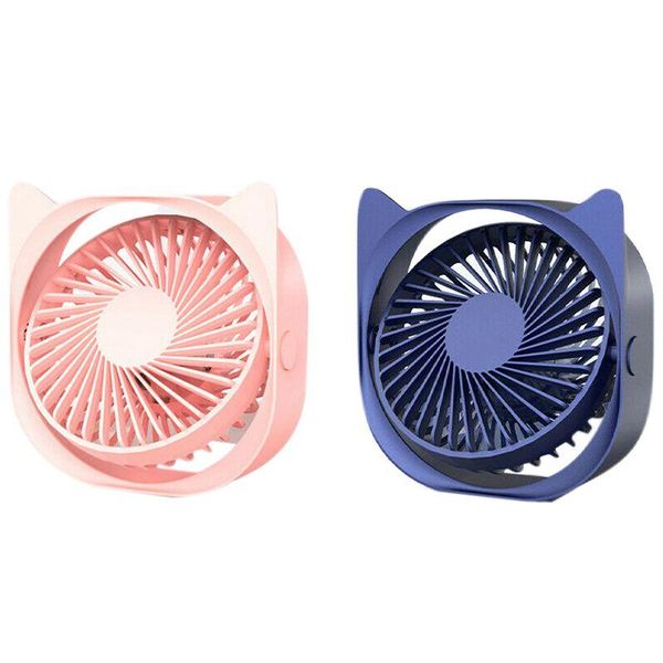 

electric fans 2 set small personal usb desk fan,3 speeds portable desktable cooling fan powered by usb,strong wind,pink &blue