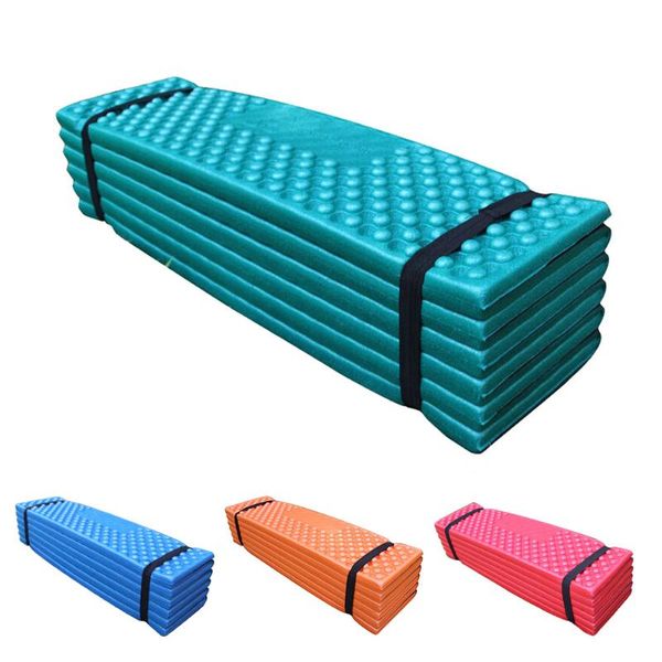 

190x57*2cm moisture proof camping mattress sleeping pad folding egg slot yoga mat picnic mat outdoor beach natural rubber