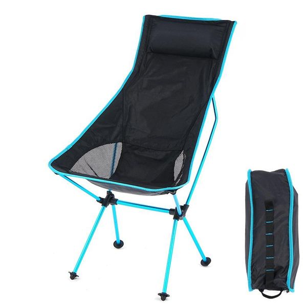 

camp furniture outdoor moon chair lightweight fishing camping bbq portable folding extended hiking seat garden ultralight