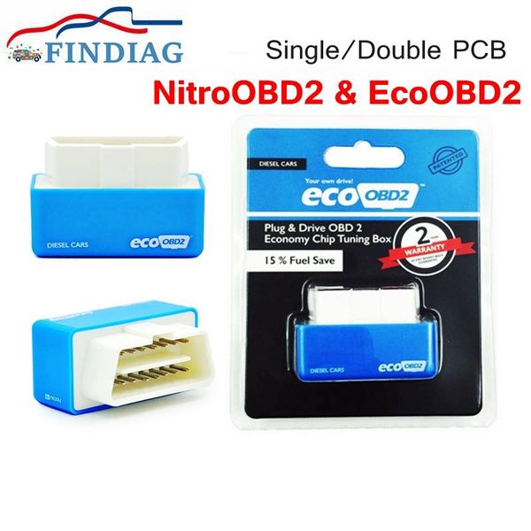

code readers & scan tools 10pcs/lot nitro obd2 ecoobd2 15% fuel save more power ecu chip tuning box full nitroobd2 for benzine diesel cars p