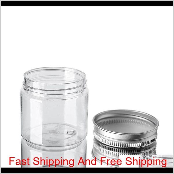 

30 40 50 60 80ml plastic jars transparent pet plastic storage cans boxes round bottle with plast qyljpl bdetoys